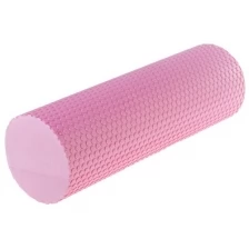 Роллер для йоги, массажный 45 х 15 см, цвет розовый